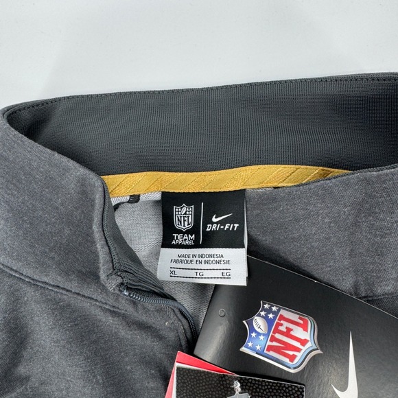 NEW Nike Mens Super Bowl NFL Dri-Fit Quarter Zip Pullover Gray 743515-060 XL NWT - Picture 5 of 10